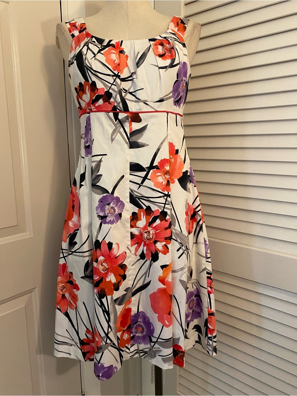 Fashion Bug Floral Midi Dress - Size 6